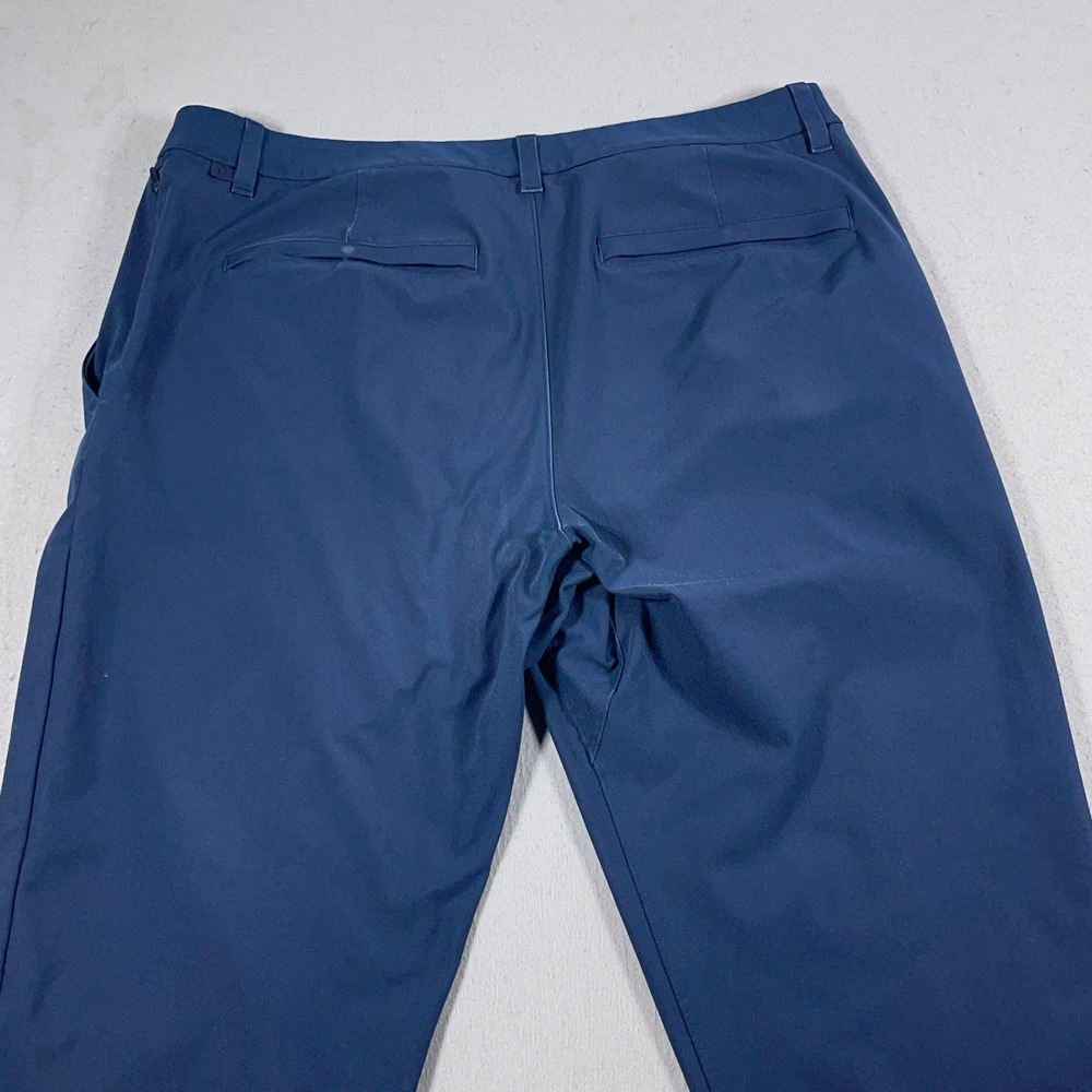 Lululemon ABC Pants Men‎ 36x28 Slim Fit Blue Casual Dress Chino Comfort Stretch - Picture 7 of 9